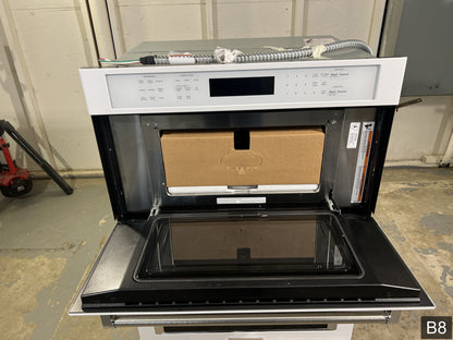 KitchenAid 30 inch Self-cleaning Air Fry Microwave Wall Oven Combo ( White )