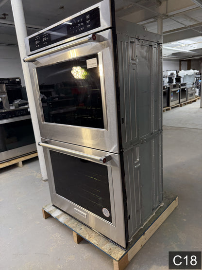 KitchenAid 30 inch Double Electric Wall Oven with Air Fry Self-cleaning ( Stainless Steel )