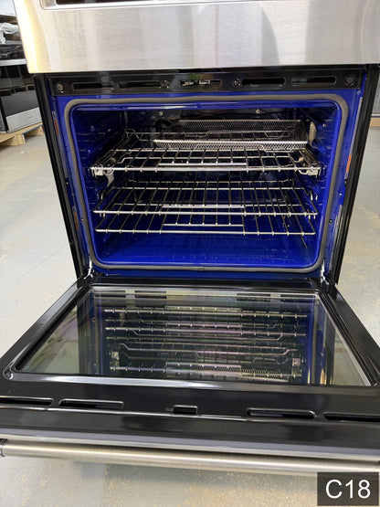 KitchenAid 30 inch Double Electric Wall Oven with Air Fry Self-cleaning ( Stainless Steel )