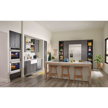 KitchenAid 30 inch Double Electric Wall Oven with Air Fry Self-cleaning ( Stainless Steel )