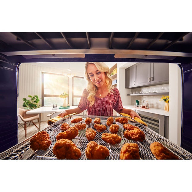 KitchenAid 30 inch Double Electric Wall Oven with Air Fry Self-cleaning ( Stainless Steel )