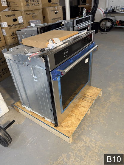 KitchenAid 30 inch Single Electric Wall Oven with Air Fry Single-fan and Self-cleaning ( Stainless Steel )