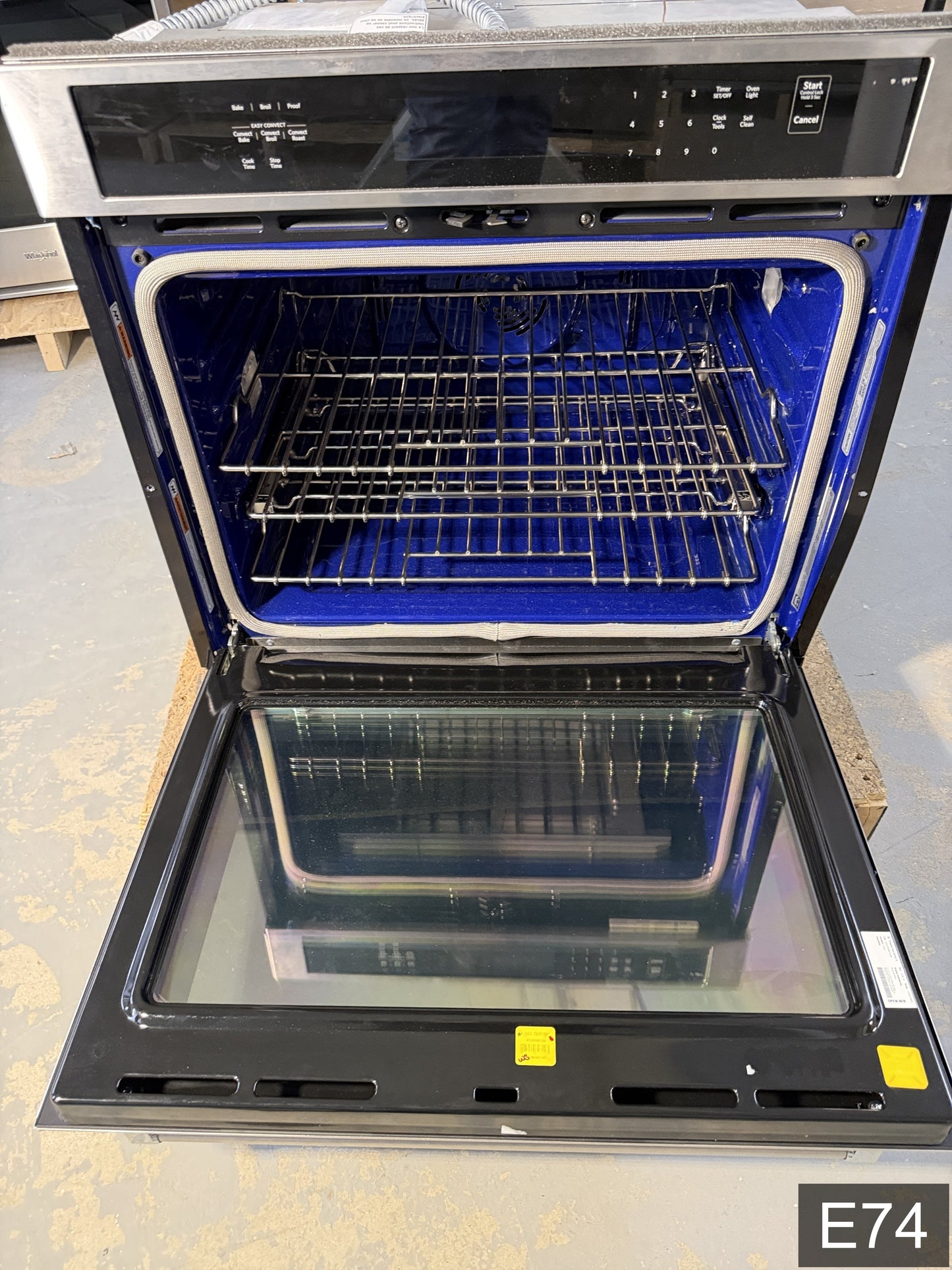 KitchenAid 30 inch Single Electric Wall Oven Single-fan and Self-cleaning ( Stainless Steel )