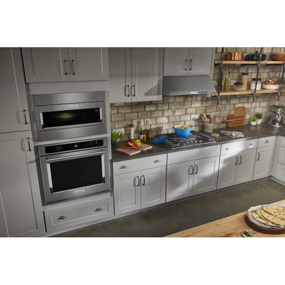 KitchenAid 30 inch Single Electric Wall Oven Single-fan and Self-cleaning ( Stainless Steel )