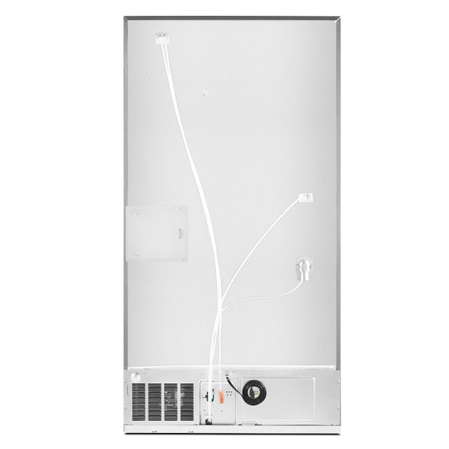 KitchenAid Counter-Depth 20-cu ft 3 -Door French Door Refrigerator with Ice Maker with Water Dispenser ( Stainless Steel ) ENERGY STAR Certified