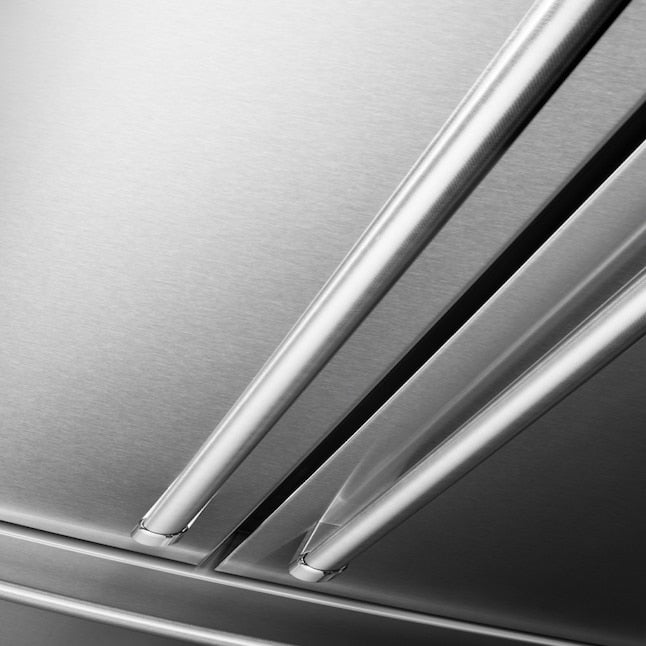 KitchenAid Counter-Depth 20-cu ft 3 -Door 36-in Wide French Door Refrigerator with Ice Maker with Water Dispenser ( Stainless Steel ) ENERGY STAR Certified