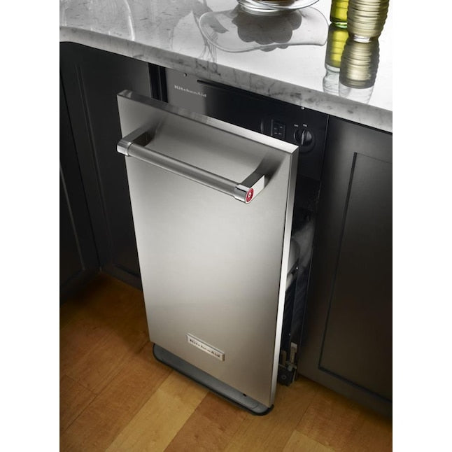 KitchenAid 15.0000-Inches Stainless steel Undercounter Trash Compactor