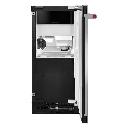 KitchenAid 22.8-lb Ice Per day Cubed Ice Maker ( Stainless Steel with PRINTSHIELD )