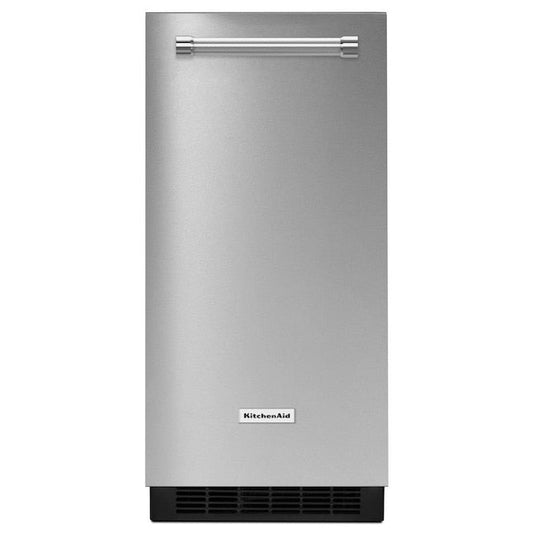 KitchenAid 22.8-lb Ice Per day Cubed Ice Maker ( Stainless Steel with PRINTSHIELD )