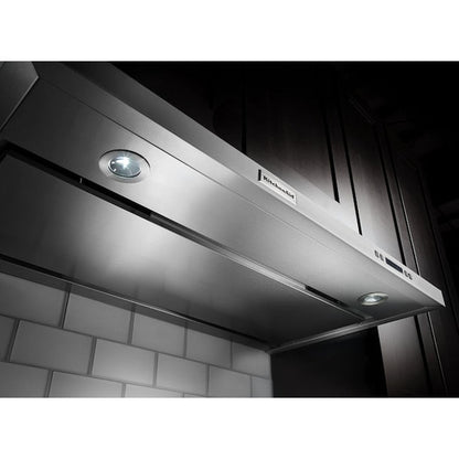 KitchenAid 30 inch Convertible 600.0000-CFM Recirculating Stainless steel Under Cabinet Range Hood with Charcoal Filter