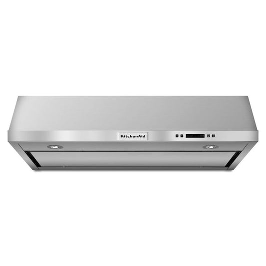 KitchenAid 36 inch Convertible 600.0000-CFM Recirculating Stainless steel Under Cabinet Range Hood with Charcoal Filter