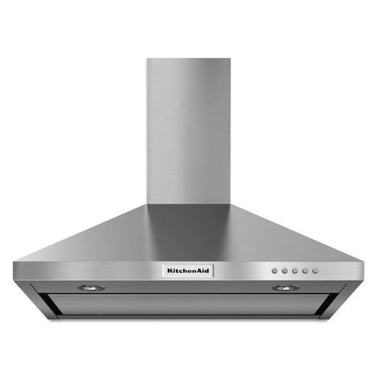 KitchenAid 30 inch Convertible 400.0000-CFM Recirculating Stainless steel Wall-Mounted Range Hood with Charcoal Filter