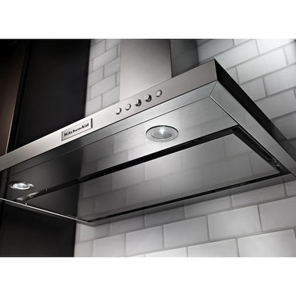 KitchenAid 30 inch Convertible 400.0000-CFM Recirculating Stainless steel Wall-Mounted Range Hood with Charcoal Filter