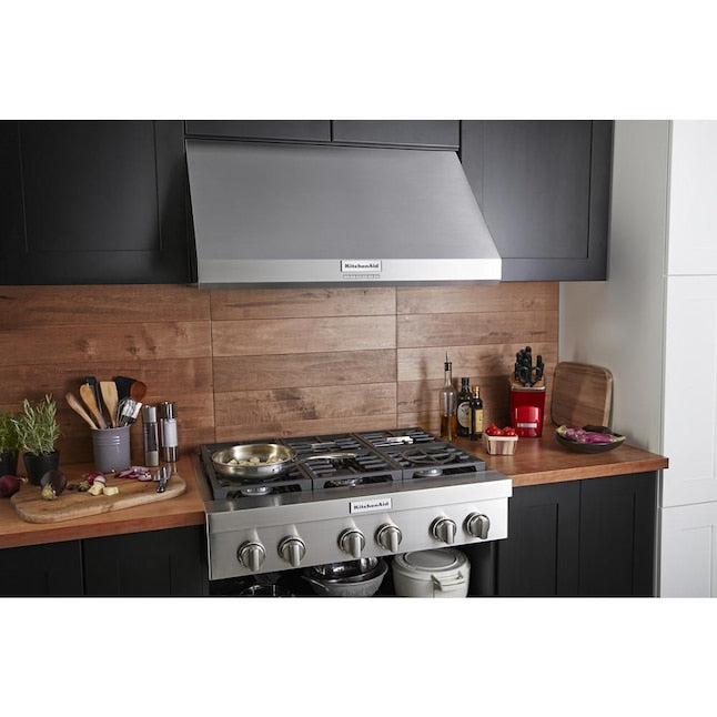 KitchenAid 36 inch Ducted 1170-CFM Stainless Steel Wall-Mounted Range Hood