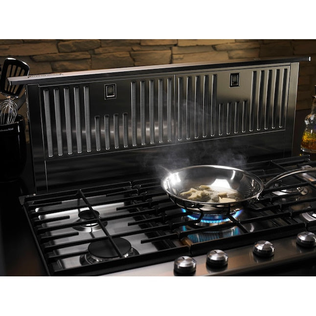 KitchenAid 36 inch Telescoping Stainless steel Ducted Downdraft Range Hood