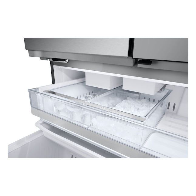 LG Counter-Depth MAX Mirror InstaView 4 Types of Ice 25.5-cu ft 3 -Door Smart Compatible French Door Refrigerator with Dual Ice Maker with Water and Ice Dispenser and Door within Door ( PrintProof Stainless Steel ) ENERGY STAR Certified