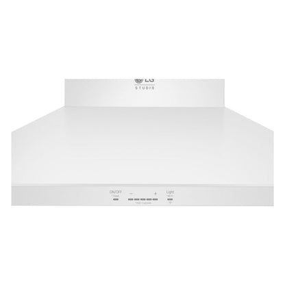 LG 30 inch Ducted 600-CFM Essence White Wall-Mounted Range Hood