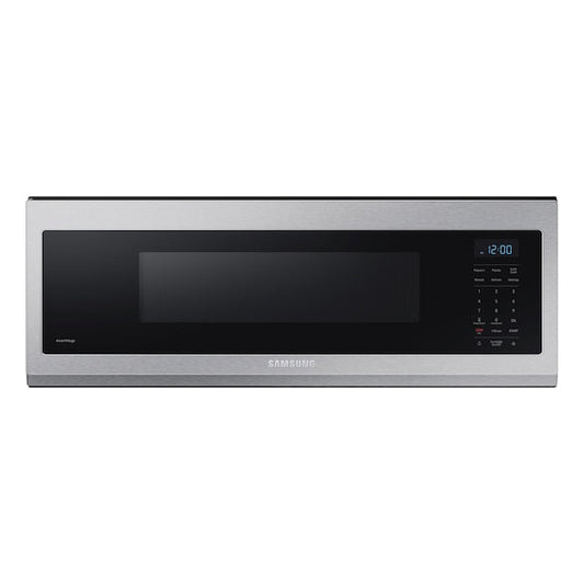 Samsung Smart SLIM 1.1-cu ft Low Profile 29.88-in Over-the-Range Microwave ( Fingerprint Resistant Stainless Steel )