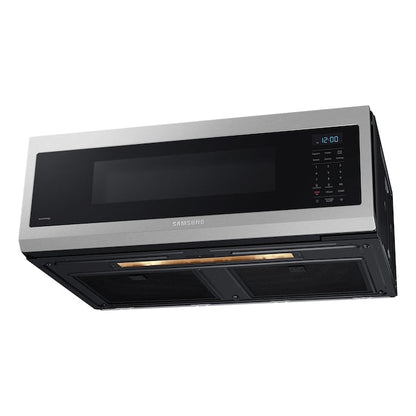 Samsung Smart SLIM 1.1-cu ft Low Profile 29.88-in Over-the-Range Microwave ( Fingerprint Resistant Stainless Steel )