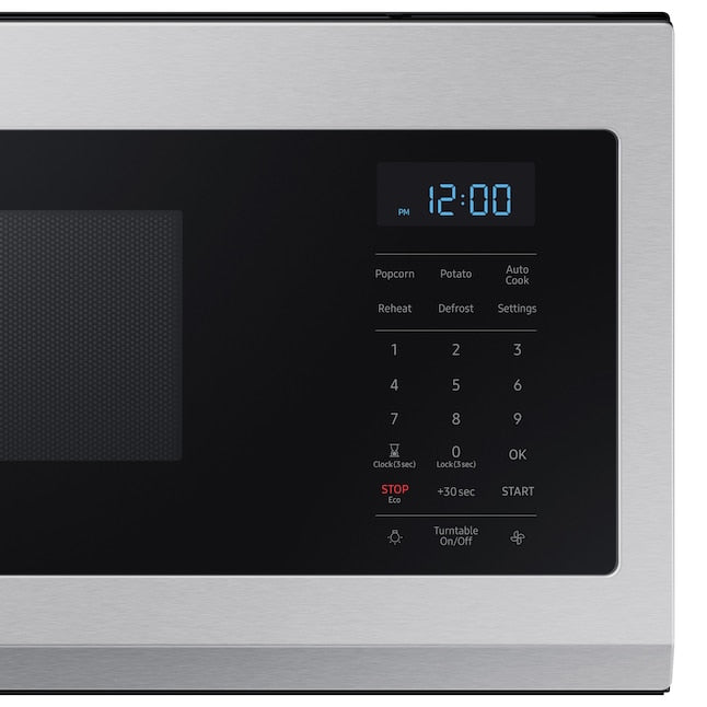 Samsung Smart SLIM 1.1-cu ft Low Profile 29.88-in Over-the-Range Microwave ( Fingerprint Resistant Stainless Steel )