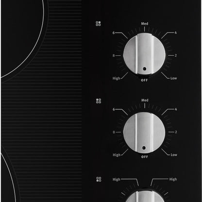 Maytag 30-in 4 burners Smooth Surface (Radiant) Stainless steel Electric Cooktop with Bridge Element