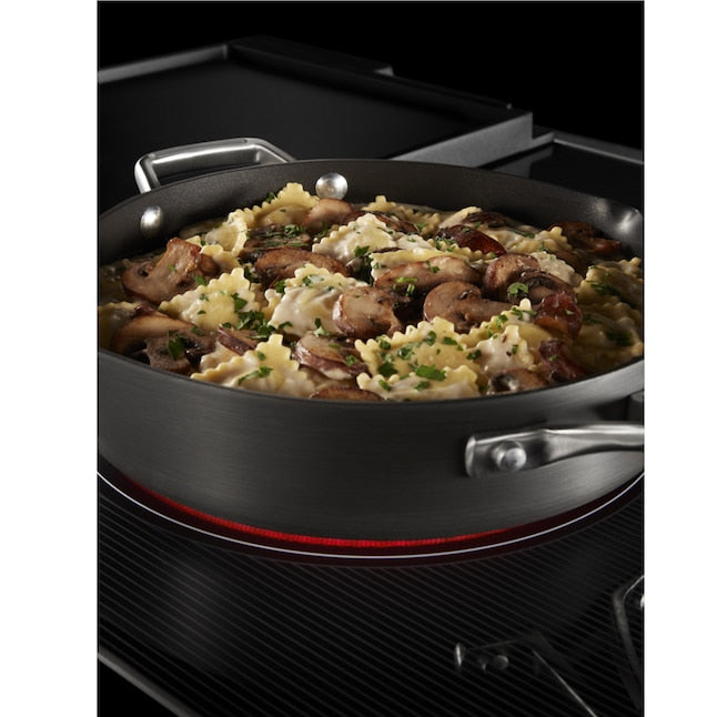 Maytag 30-in 4 burners Smooth Surface (Radiant) Stainless steel Electric Cooktop with Bridge Element
