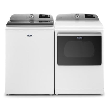 Maytag Smart Capable 7.4-cu ft Steam Cycle Vented Electric Dryer ( White ) Energy Star Certified