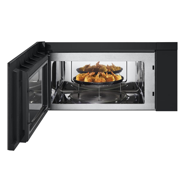 LG 1.7-cu ft Air Fry 29.94-in Over-the-Range Convection Microwave with Sensor Cooking ( PrintProof Black Stainless Steel )