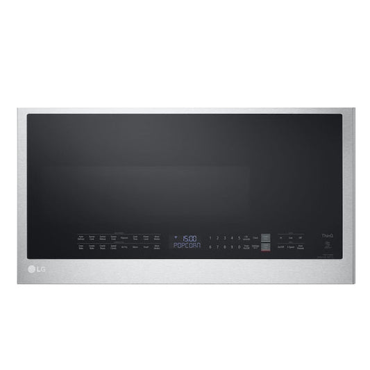 LG 1.7-cu ft Air Fry 29.94-in Over-the-Range Convection Microwave with Sensor Cooking ( PrintProof Stainless Steel )