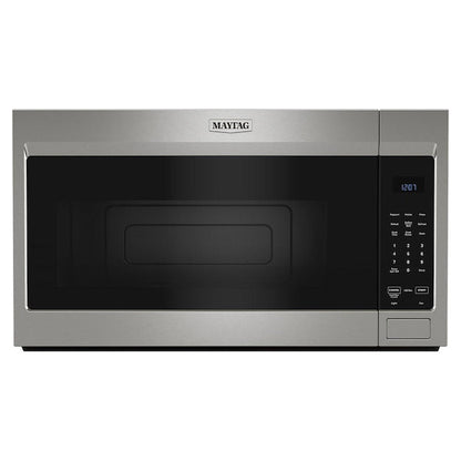 Maytag 1.7-cu ft 29.88-in Over-the-Range Microwave with Sensor Cooking ( Fingerprint Resistant Stainless Steel )