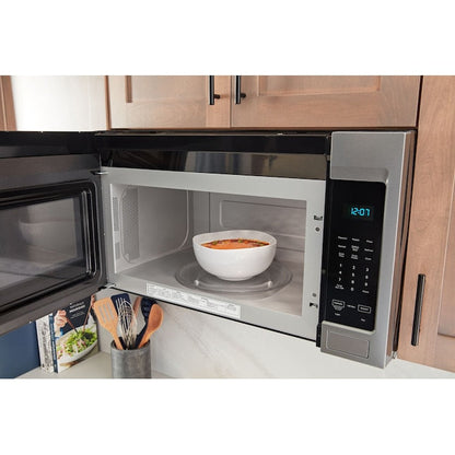 Maytag 1.7-cu ft 29.88-in Over-the-Range Microwave with Sensor Cooking ( Fingerprint Resistant Stainless Steel )