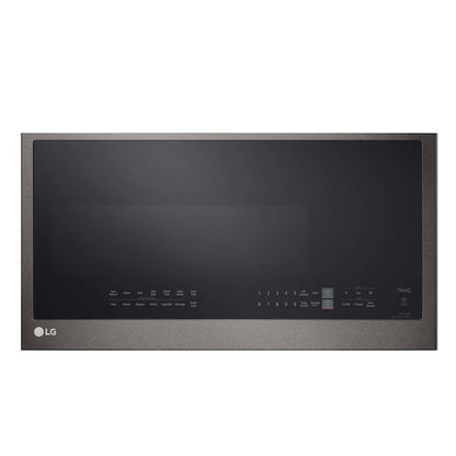LG 2.0-cu ft 29.88-in Over-the-Range Microwave with Sensor Cooking ( PrintProof Black Stainless Steel )