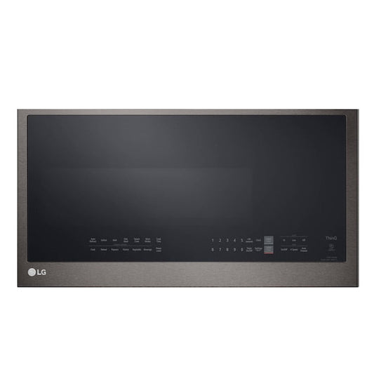 LG 2.0-cu ft 29.88-in Over-the-Range Microwave with Sensor Cooking ( PrintProof Black Stainless Steel )