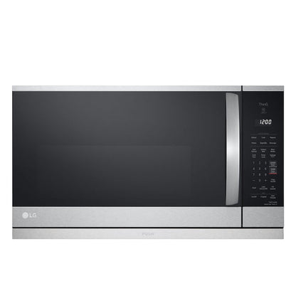 LG 2.1-cu ft 29.88-in Over-the-Range Microwave with Sensor Cooking ( PrintProof Stainless Steel )