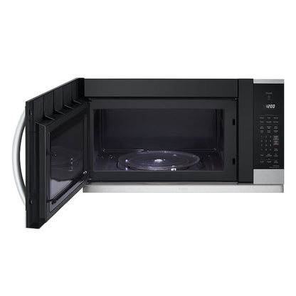 LG 2.1-cu ft 29.88-in Over-the-Range Microwave with Sensor Cooking ( PrintProof Stainless Steel )