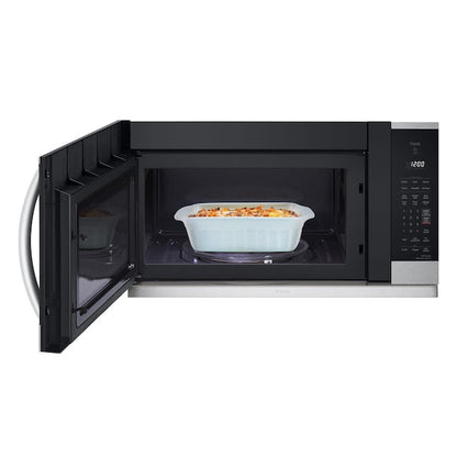 LG 2.1-cu ft 29.88-in Over-the-Range Microwave with Sensor Cooking ( PrintProof Stainless Steel )