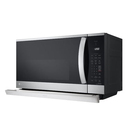 LG 2.1-cu ft 29.88-in Over-the-Range Microwave with Sensor Cooking ( PrintProof Stainless Steel )
