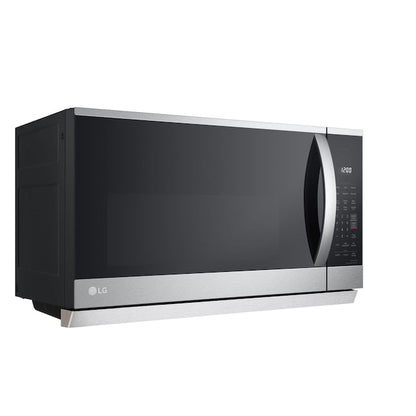LG 2.1-cu ft 29.88-in Over-the-Range Microwave with Sensor Cooking ( PrintProof Stainless Steel )
