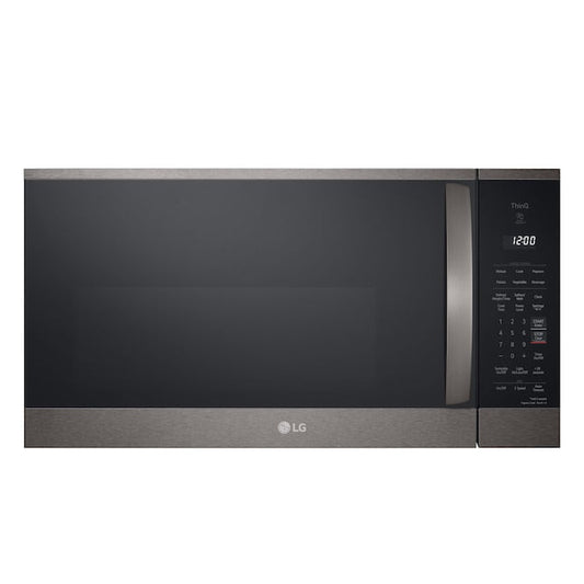 LG 1.8-cu ft 29.88-in Over-the-Range Microwave with Sensor Cooking ( PrintProof Black Stainless Steel )