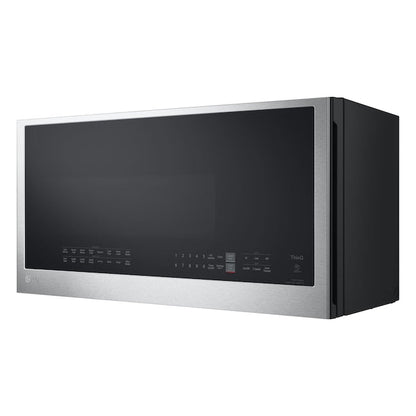 LG 1.8-cu ft 29.88-in Over-the-Range Microwave with Sensor Cooking ( PrintProof Black Stainless Steel )
