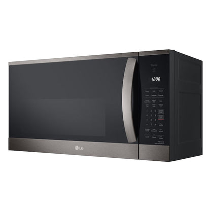LG 1.8-cu ft 29.88-in Over-the-Range Microwave with Sensor Cooking ( PrintProof Black Stainless Steel )