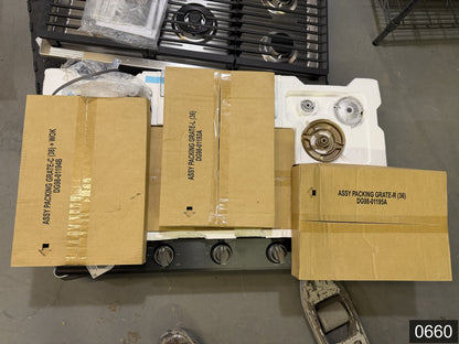 Samsung 36-in 5 burners Black Stainless steel Gas Cooktop (Griddle Included)