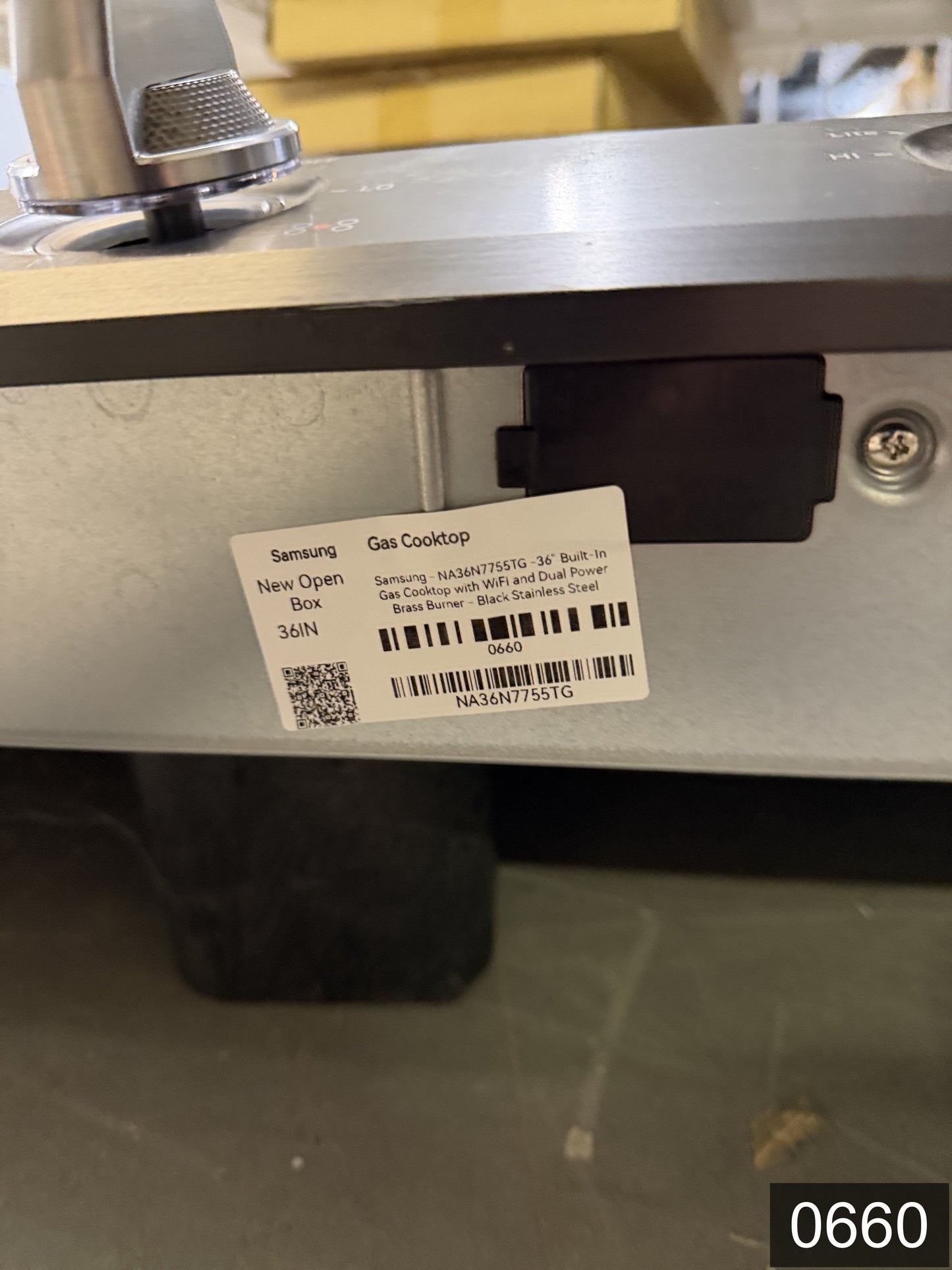 Samsung 36-in 5 burners Black Stainless steel Gas Cooktop (Griddle Included)