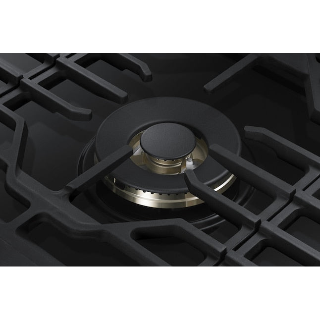 Samsung 36-in 5 burners Black Stainless steel Gas Cooktop (Griddle Included)