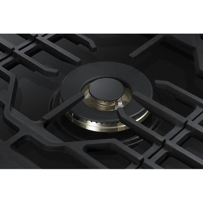 Samsung 36-in 5 burners Black Stainless steel Gas Cooktop (Griddle Included)