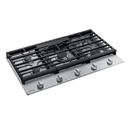 Samsung 36-in 5 burners Stainless steel Gas Cooktop