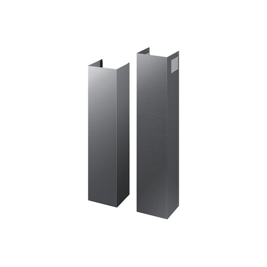 Samsung Wall-Mounted range hood Flue extension 2 -Pack Black Stainless steel