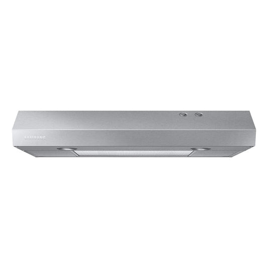 Samsung 30 inch Convertible 200-CFM Stainless Steel Under Cabinet Range Hood with Charcoal Filter
