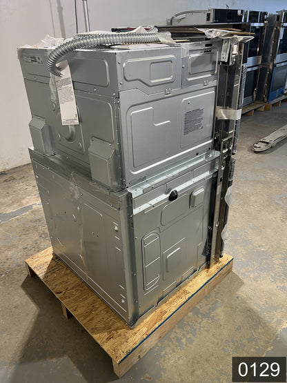 Samsung 30 inch Self + Steam Cleaning Air Fry Smart Compatible Microwave Wall Oven Combo ( Stainless Steel )