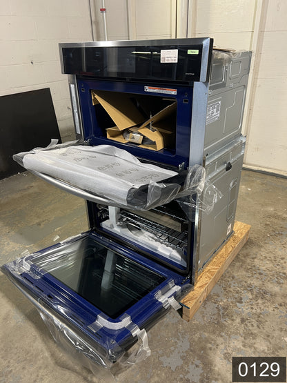 Samsung 30 inch Self + Steam Cleaning Air Fry Smart Compatible Microwave Wall Oven Combo ( Stainless Steel )